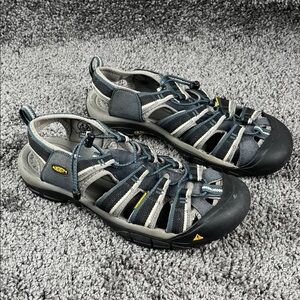 Keen Newport Men’s gray, blue and black waterproof Hiking Sandals